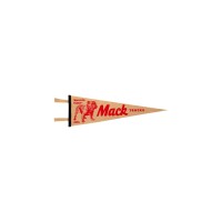 Bulldog Tough Red 1900 9"x27" Oxford Felt Pennant