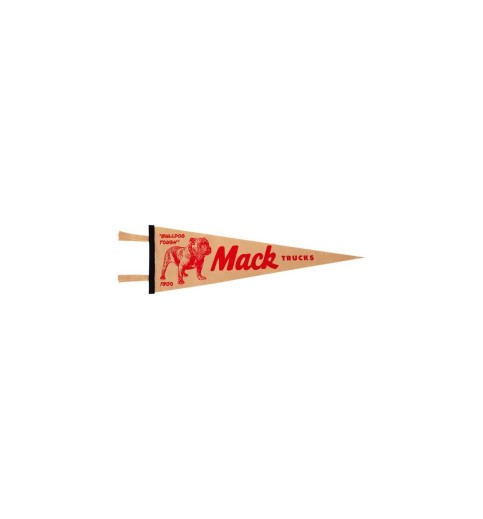 Bulldog Tough Red 1900 9"x27" Oxford Felt Pennant