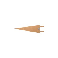 Bulldog Tough Red 1900 9"x27" Oxford Felt Pennant