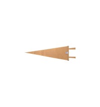 Bulldog Tough Red 1900 9"x27" Oxford Felt Pennant