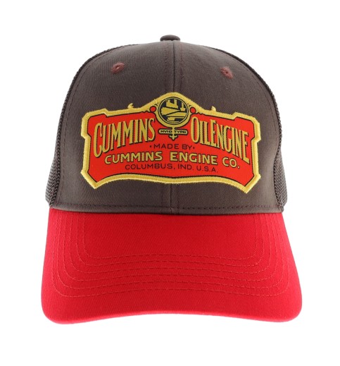 Cap Vintage Logo Red-Brown Cap Vintage Logo Red-Brown