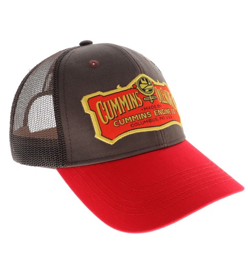 Cap Vintage Logo Red-Brown Cap Vintage Logo Red-Brown