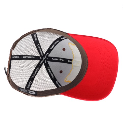 Cap Vintage Logo Red-Brown Cap Vintage Logo Red-Brown