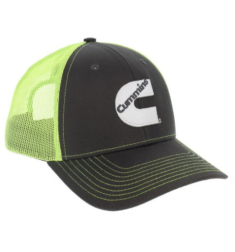 Hi-Vis Neon Mesh Back Cap Gray-Lime Hi-Vis Neon Mesh Back Cap Gray-Lime