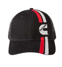 Racing Style Baseball Cap Black