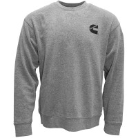 Mens Crewneck Pullover Sweatshirt Gray XL