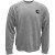 Mens Crewneck Pullover Sweatshirt Gray 2X