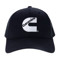 Baseball Cap Mesh Back Black