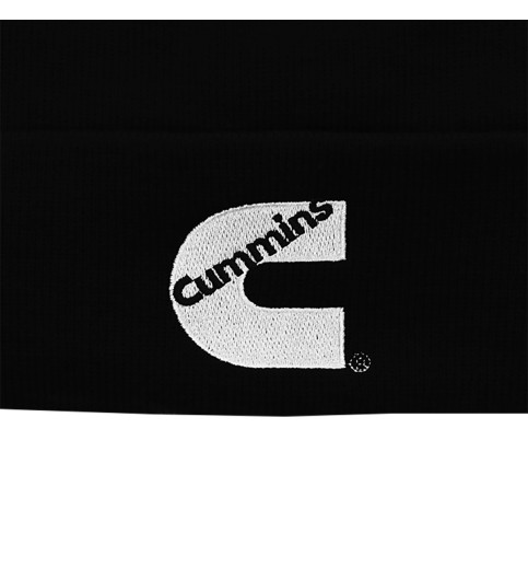 Cuffed Knit Beanie Black Cuffed Knit Beanie Black