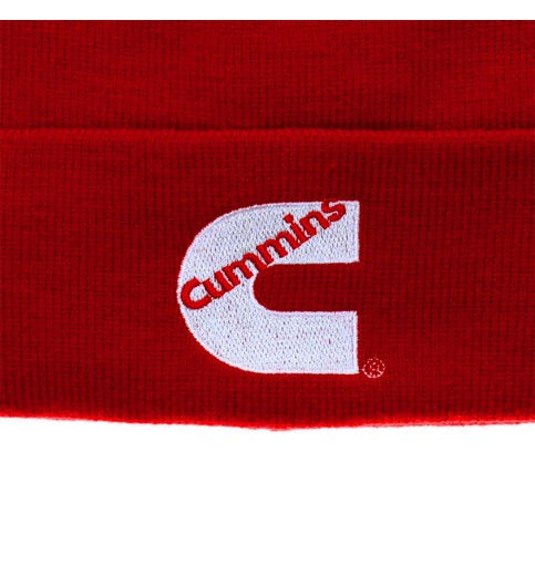 Cuffed Knit Beanie Red Cuffed Knit Beanie Red