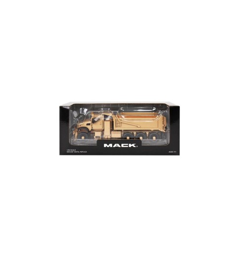 Mack Defense Tan Heavy Dump Truck Diecast Mack Defense Tan Heavy Dump Truck Diecast