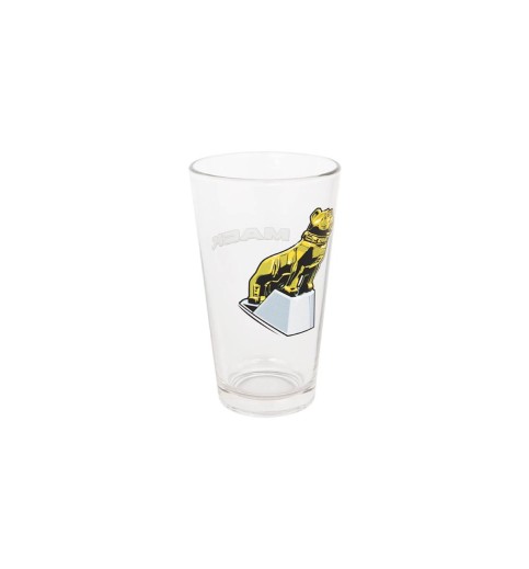 MACK GOLD BULLDOG PINT GLASS MACK GOLD BULLDOG PINT GLASS