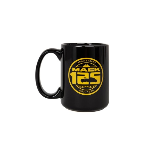 Mack 125th Anniversary Black Enamel Mug Mack 125th Anniversary Black Enamel Mug