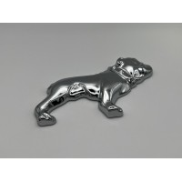 Chrome Half Dog Emblem Set