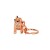 COPPER HOOD ORNAMENT KEYCHAIN