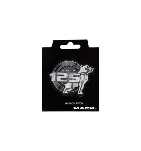 Mack 125th Anniversary Grey Woven Patch Mack 125th Anniversary Grey Woven Patch