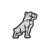 Metal Bulldog Hitch Cover