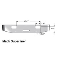 Superliner II Chrome Bumper