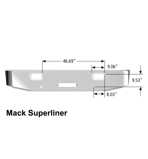 Superliner II Chrome Bumper