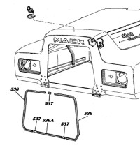 Radiator Opening Trim Clips