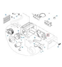 U-Model Heater Core HV212496