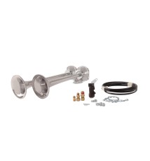 Dual Chrome Trumpet Air Horn Kit Dual Chrome Trumpet Air Horn Kit