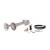 Dual Chrome Trumpet Air Horn Kit Dual Chrome Trumpet Air Horn Kit
