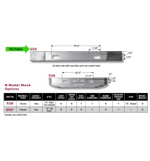 Chrome R-Model Channel Bumper Chrome R-Model Channel Bumper