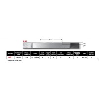 Chrome RD / R Model Channel Bumper Chrome RD / R Model Channel Bumper