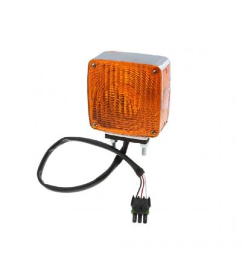 Square RD Model Fender Turn Signal Light - Chrome Square RD Model Fender Turn Signal Light - Chrome