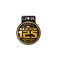 Mack 125th Anniversary 3" Black & Gold Sticker Mack 125th Anniversary 3" Black & Gold Sticker