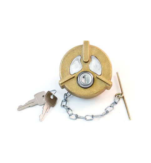 Locking Brass Fuel Cap