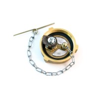 Locking Brass Fuel Cap