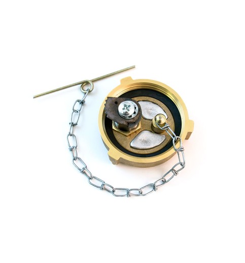 Locking Brass Fuel Cap