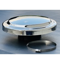 Stainless R-Model Air Cleaner Cap