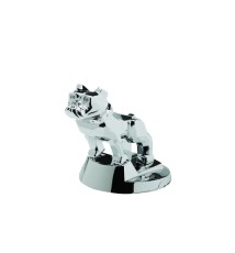 Chrome Bulldog Paperweight