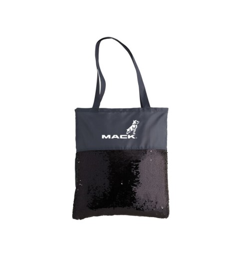 Mack Black Sequin Tote