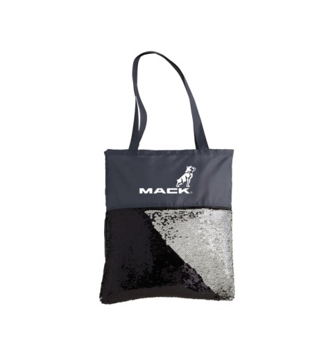 Mack Black Sequin Tote
