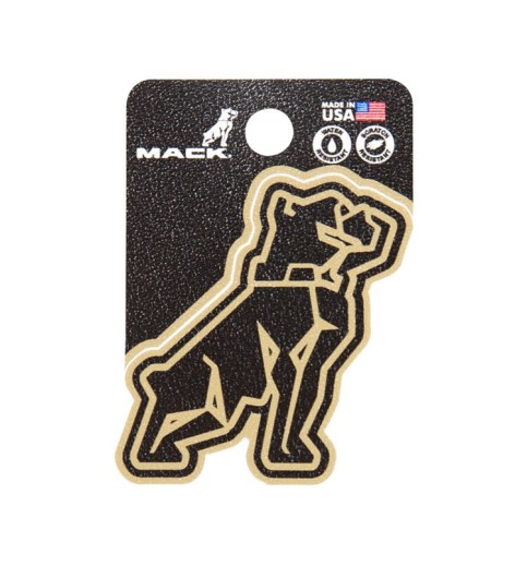 Mack Gold Bulldog 2" Sticker Mack Gold Bulldog 2" Sticker