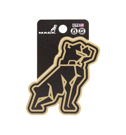 Mack Gold Bulldog 3" Sticker Mack Gold Bulldog 3" Sticker