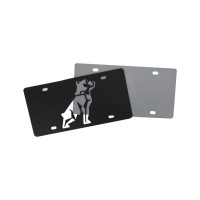 Bulldog Metal Vehicle Plate
