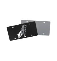 Bulldog Metal Vehicle Plate