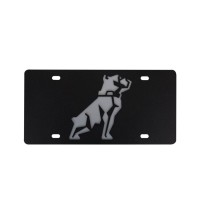 Bulldog Metal Vehicle Plate