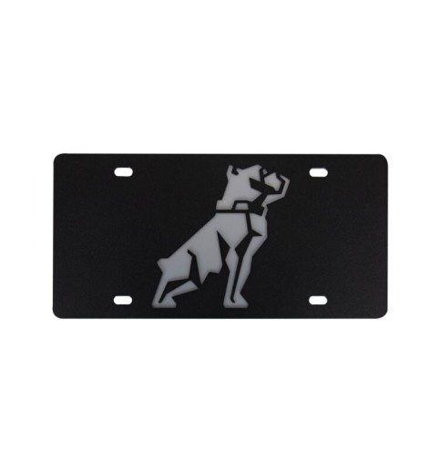 Bulldog Metal Vehicle Plate