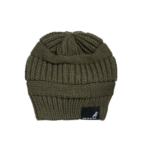 Ladies Green Ponytail Beanie
