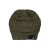 Ladies Green Ponytail Beanie