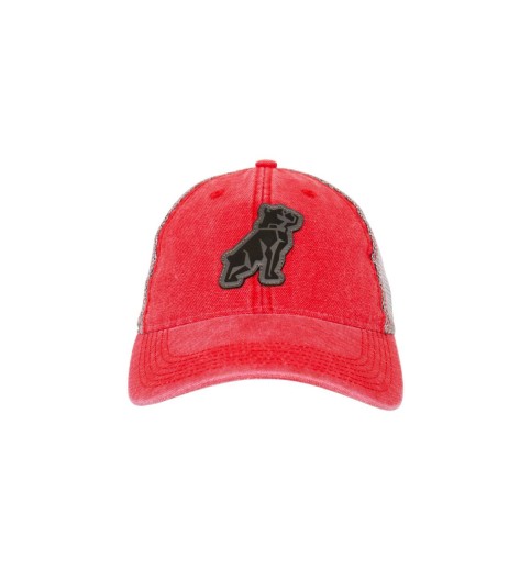 Red & Grey Mack Bulldog Cap Red & Grey Mack Bulldog Cap