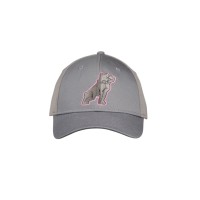 Ladies Bulldog Gray And Pink Cap