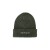 Olive Marled Ribbed Cuff Beanie
