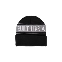 Built Like A Mack Truck Black Knit Cap